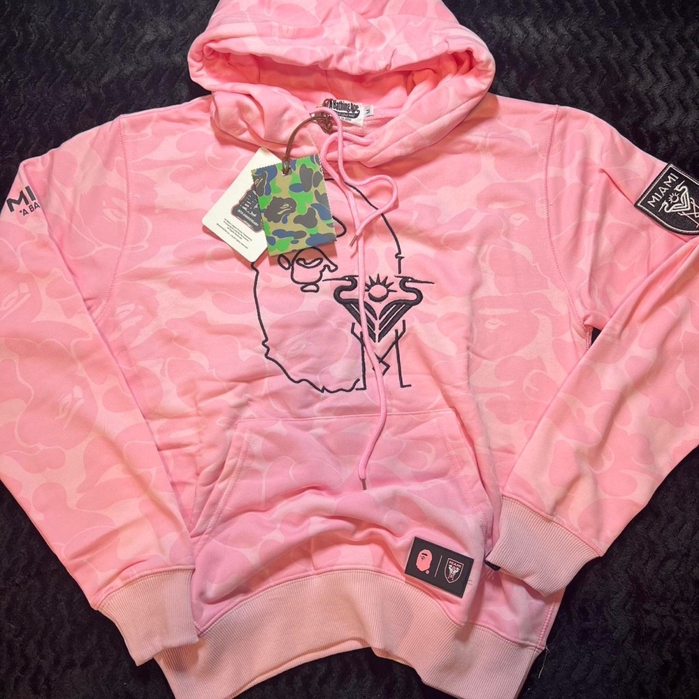 Mishka Pink Graphic Hoodie